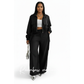 Cropped Zip-Up Utility Jacket & Wide-Leg Cargo Pants
