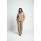 Womens Half-Zip Sweater & Wide-Leg Pants