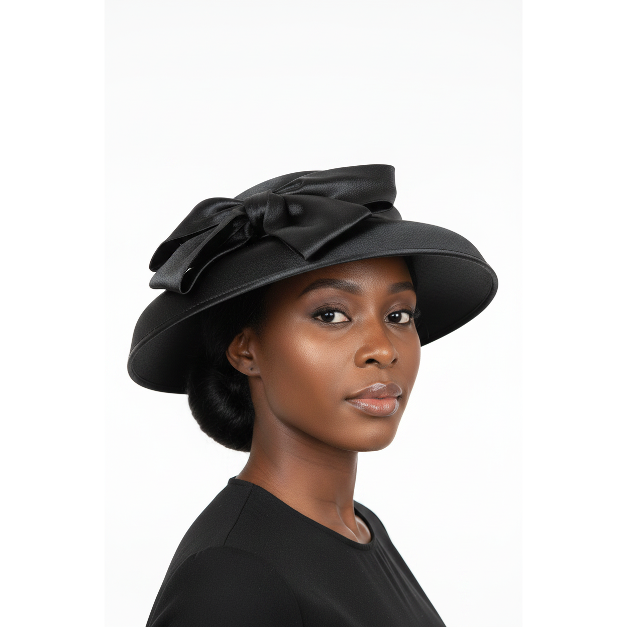 Vintage Satin Occasional Bow Hat