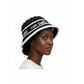 I CAN I WILL Striped Knitted Bucket Hat
