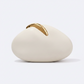 Dome Sculptural Pebble Clutch Bag