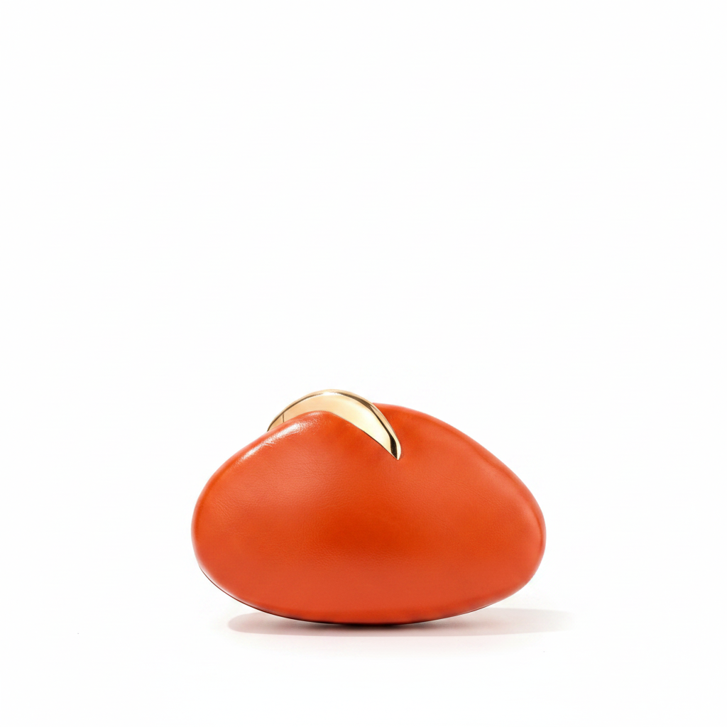 Dome Sculptural Pebble Clutch Bag