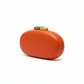 Oval Style Pebble Clutch Bag
