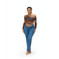 Trendy Off-Shoulder Mesh Long Sleeve Top