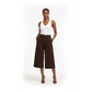Formal Down The Knee Culotte Pants