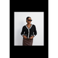 Classic V-Neck Knitted Trim Cardigan