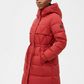 Plus Size Hooded Mid-Length Puffer Jacket