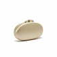 Oval Style Pebble Clutch Bag