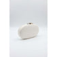 Oval Style Pebble Clutch Bag