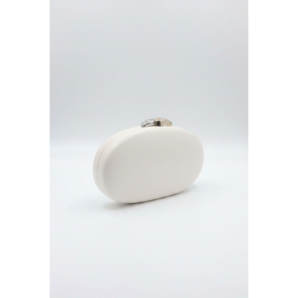 Oval Style Pebble Clutch Bag