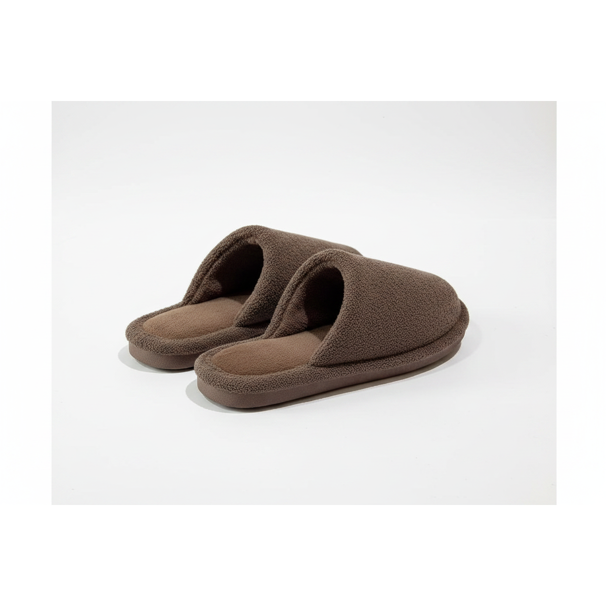 Textured Teddy Fleece Mule Slipper