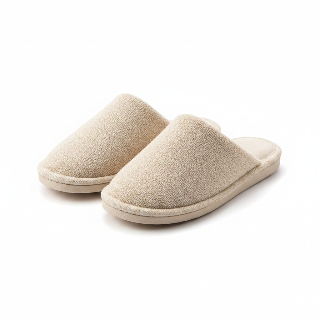 Textured Teddy Fleece Mule Slipper