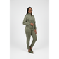 Womens Zip-Through Jacket & Wide-Leg Pants
