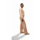 Womens Zip-Through Jacket & Wide-Leg Pants