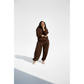 Womens Cozy Oversized Hoodie & Loose Wide-Leg Pants