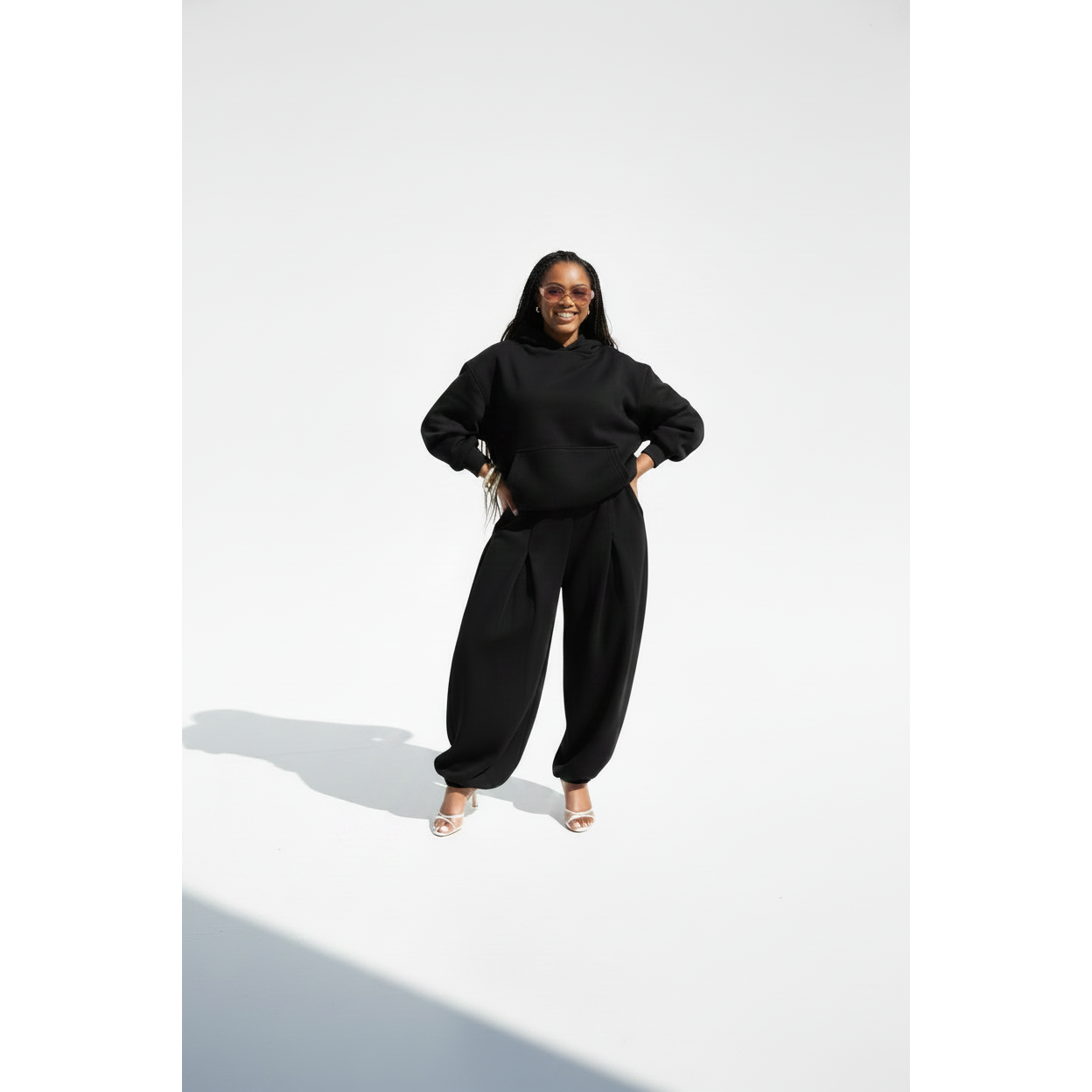 Womens Cozy Oversized Hoodie & Loose Wide-Leg Pants – YELLOW SUB