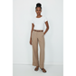 Ladies High Waist Turn-Up Formal Pants