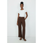 Ladies High Waist Turn-Up Formal Pants