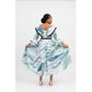 Plus Size Abstract Print Midi Dress