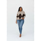 Cowl Neck Off Shoulder Knit