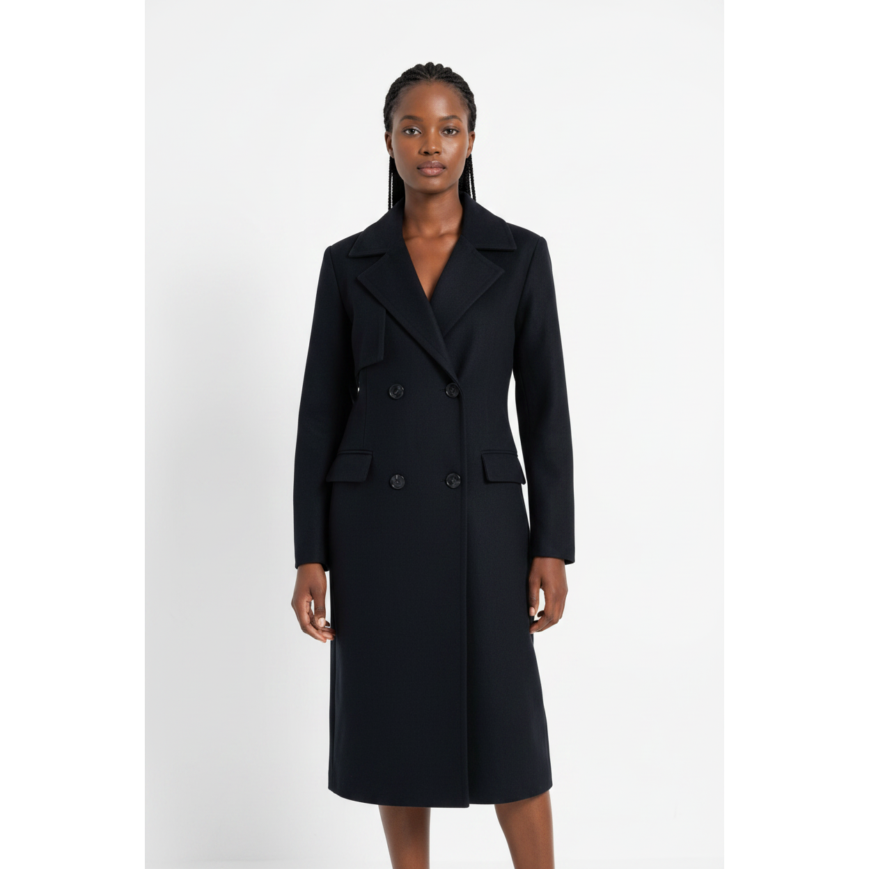 Ladies Classic Four-Button Coat