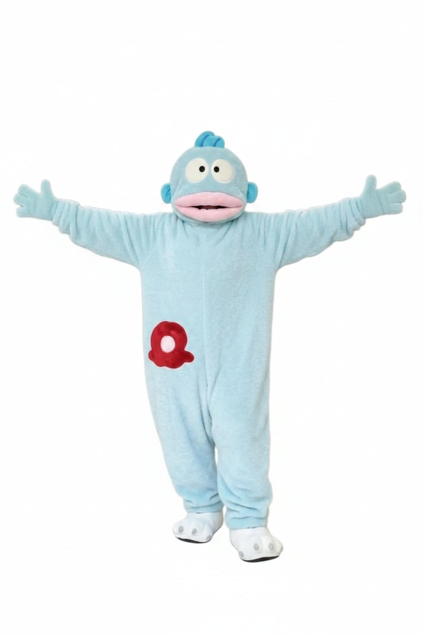 Ugly Fish Hangyodon Character Plush Onesie Pajama