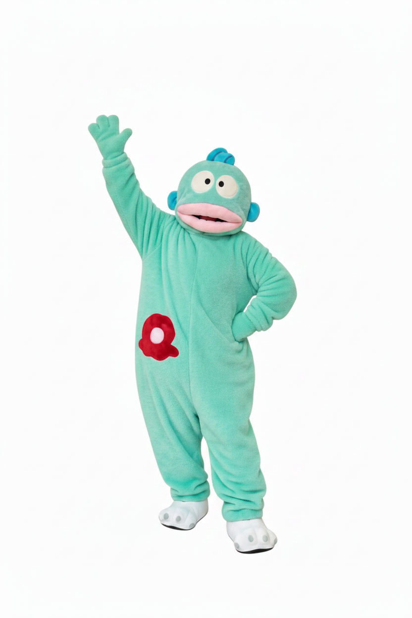 Ugly Fish Hangyodon Character Plush Onesie Pajama