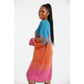 Ladies Color-Block Knitted Sweater Dress