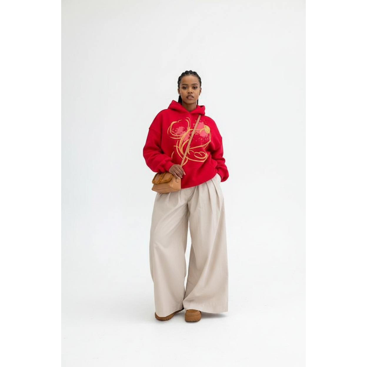 High-waisted  Wide Palazzo Casual Pants