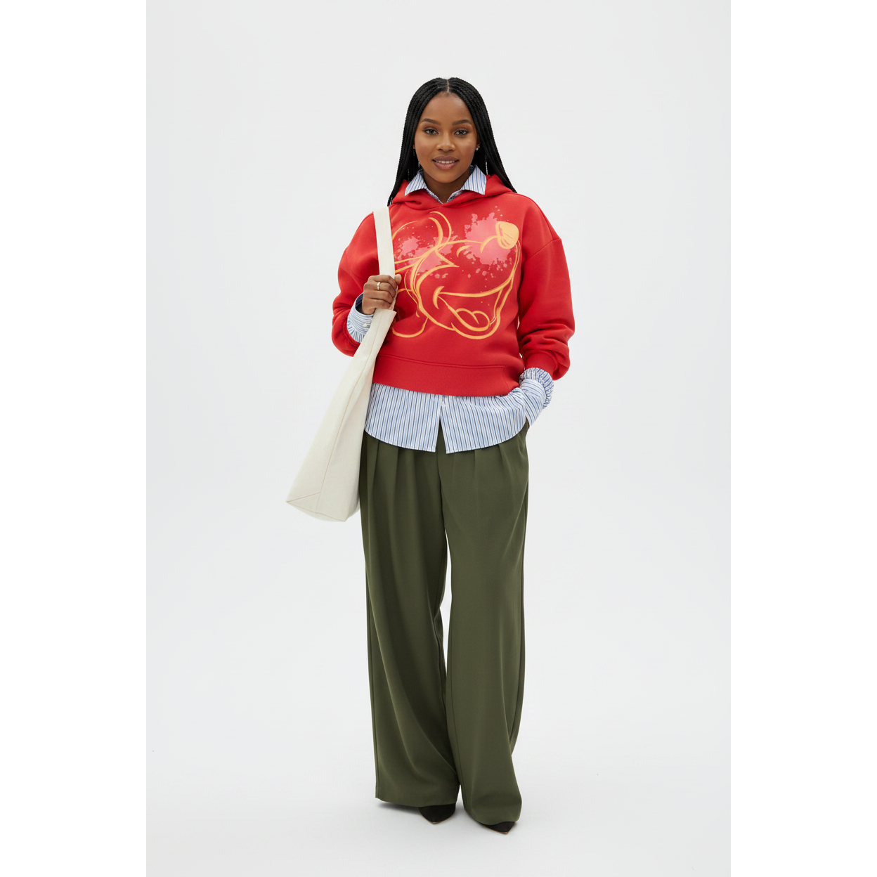 High-waisted  Wide Palazzo Casual Pants