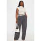 Wide-leg Cut Formal Solid Color Pants
