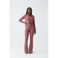 High Stretch Silky Sports Fabric Active Pants Set