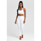 High Stretch Silky Sports Fabric Active Pants