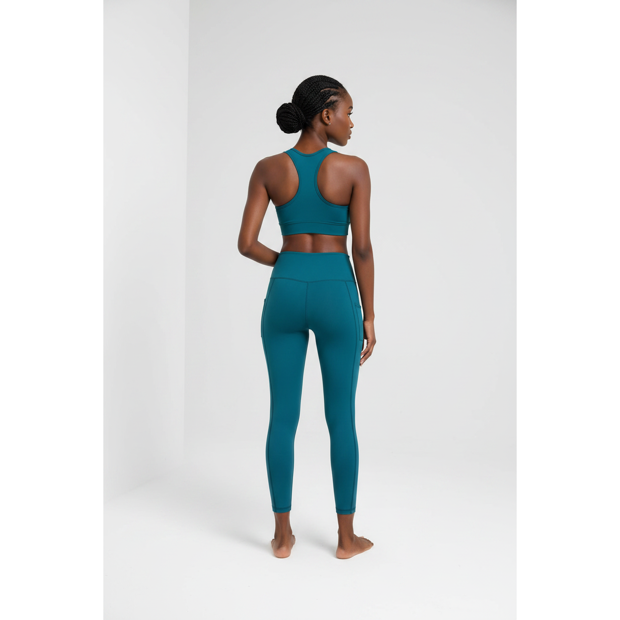 High Stretch Silky Sports Fabric Active Pants