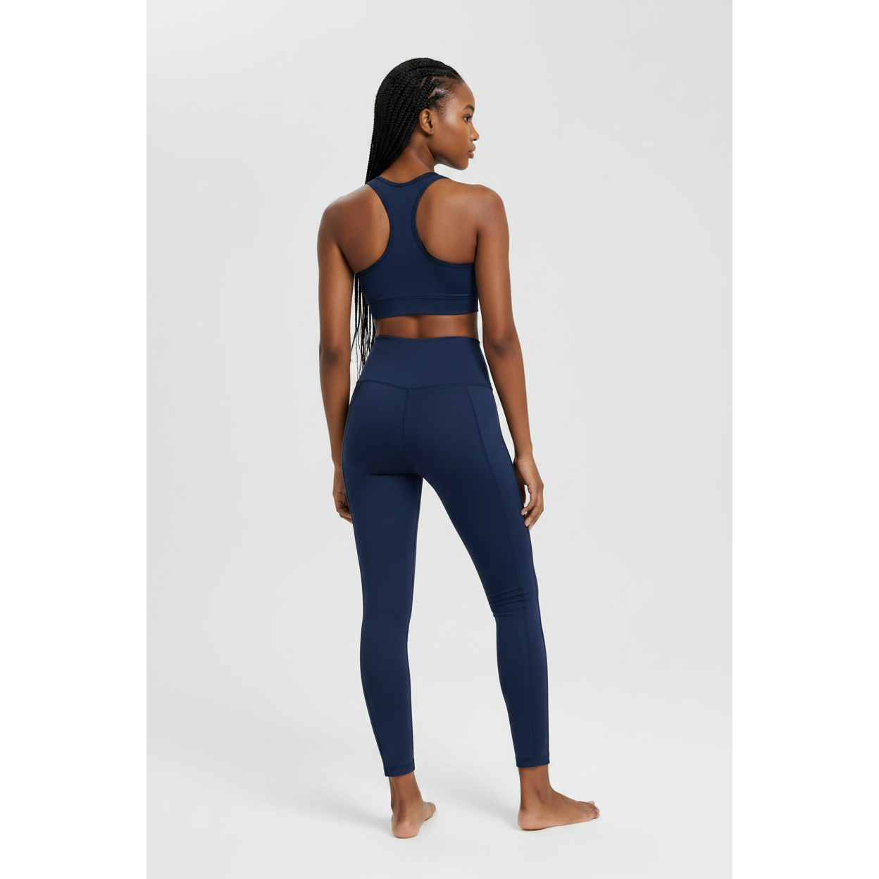 High Stretch Silky Sports Fabric Active Pants