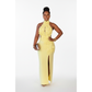 Elegant Plus Size Halter-Neck Bandage Dress