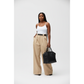 High-waisted  Wide Bottom Formal Pants