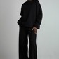 Womens Plus Size Minimalist Loungewear Two-Piece Set
