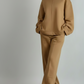 Womens Plus Size Minimalist Loungewear Two-Piece Set