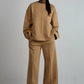 Womens Plus Size Minimalist Loungewear Two-Piece Set