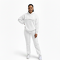 Plus Size Front Flap Hoodie & Jogger Pants