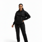 Plus Size Front Flap Hoodie & Jogger Pants