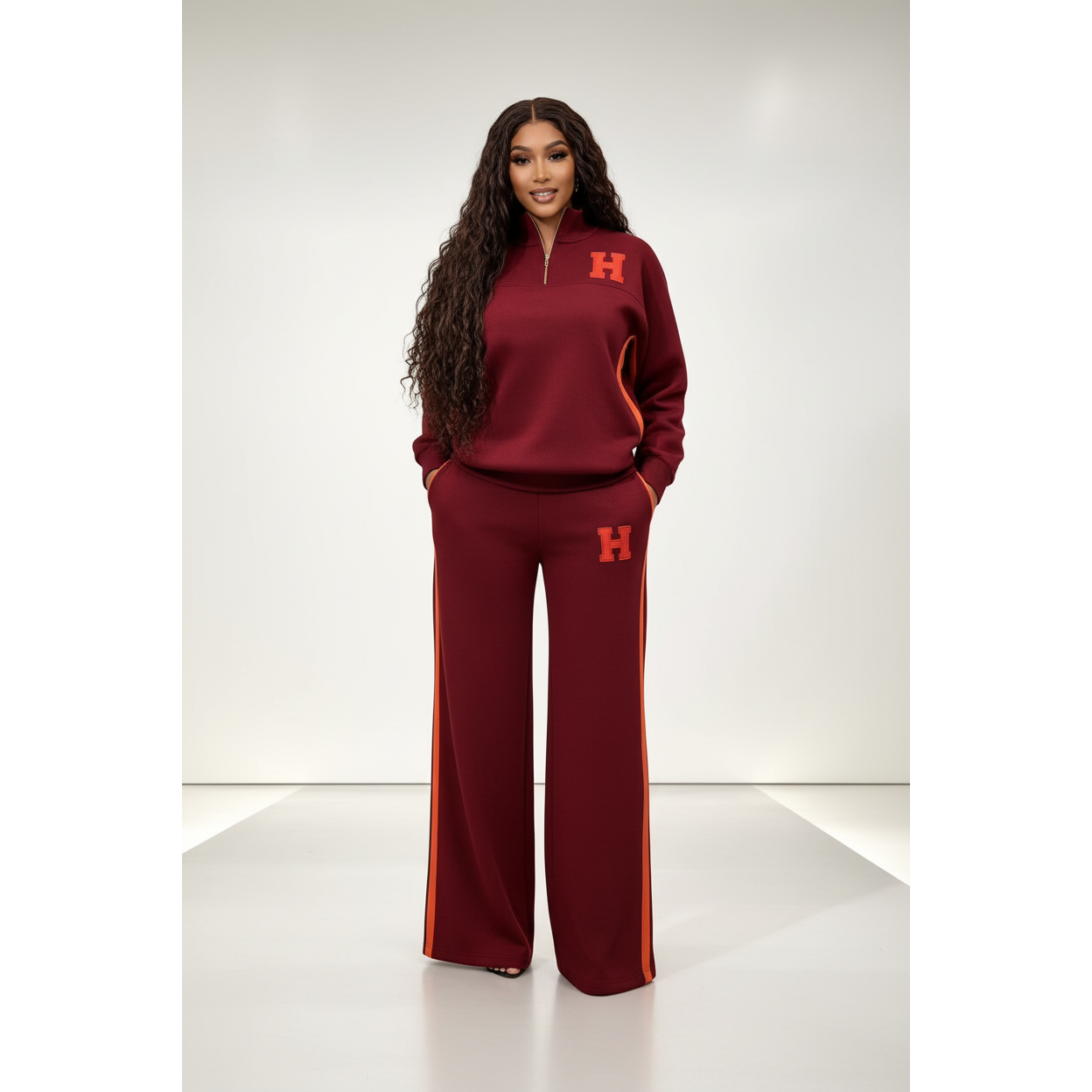 Women's Quarter Zip Tracksuit Set – YELLOW SUB TRADING
