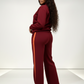 Chic Quarter-Zip Two-Piece Tracksuit Set