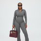 Plus Size Slim Fit Active Tracksuit Set