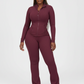 Plus Size Slim Fit Active Tracksuit Set