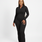 Plus Size Slim Fit Active Tracksuit Set