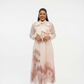 Classic Tie-Neck Chiffon Maxi Dress