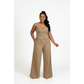 Sophisticated V-Neck Vest & Wide-Leg Trousers Suit Set