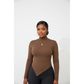 Elegant High Neck Long Sleeve Knit Top